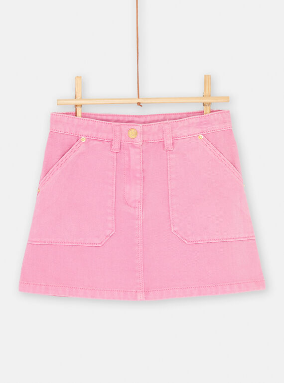 Girl's pink skirt SAVERJUP1 / 23W901J2JUP030
