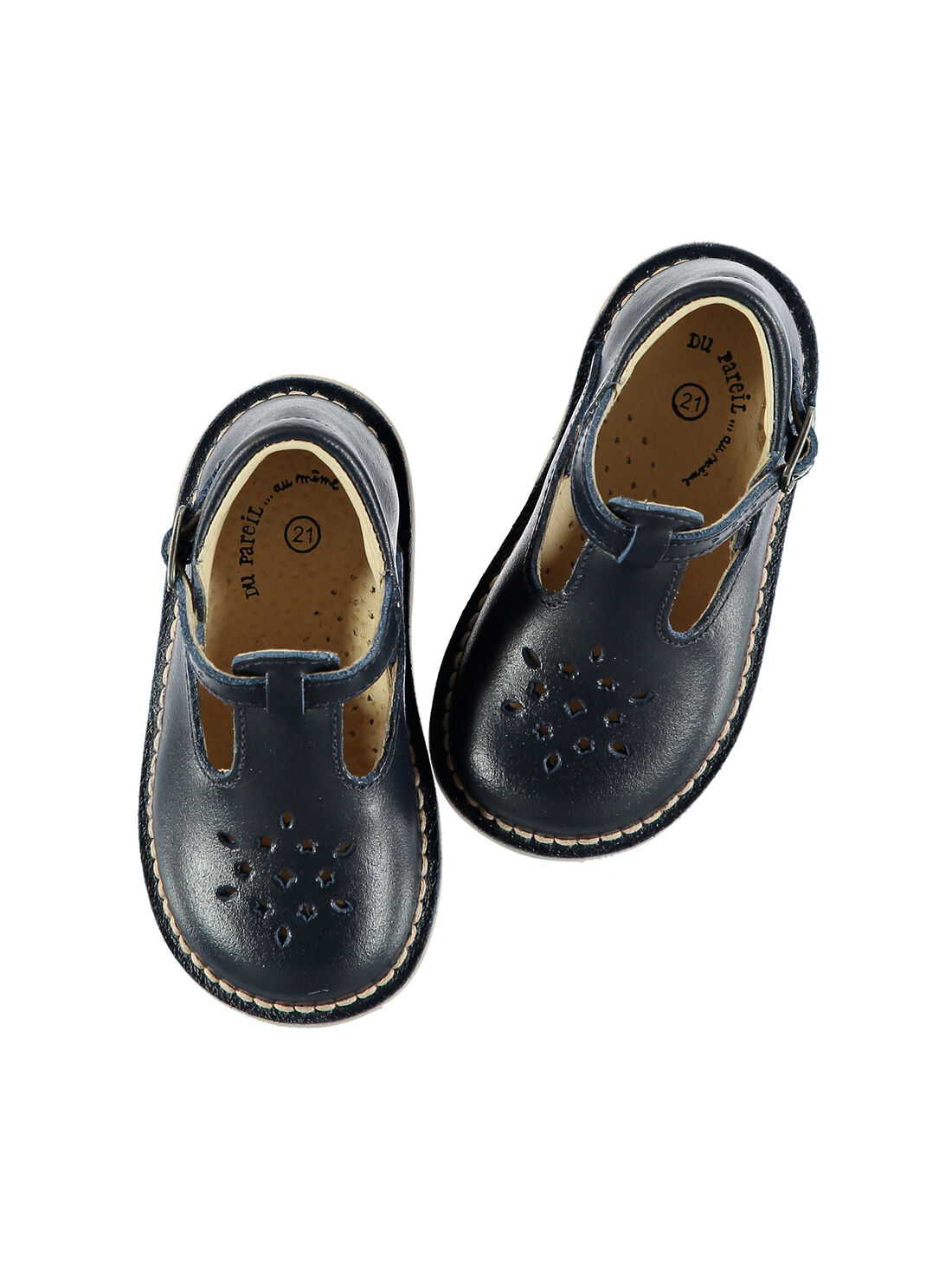 baby boy leather t bar shoes