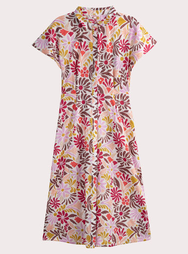 Dark off white DRESS Dark off white DRESS WAMUMROB1 / 25S993W1ROB003