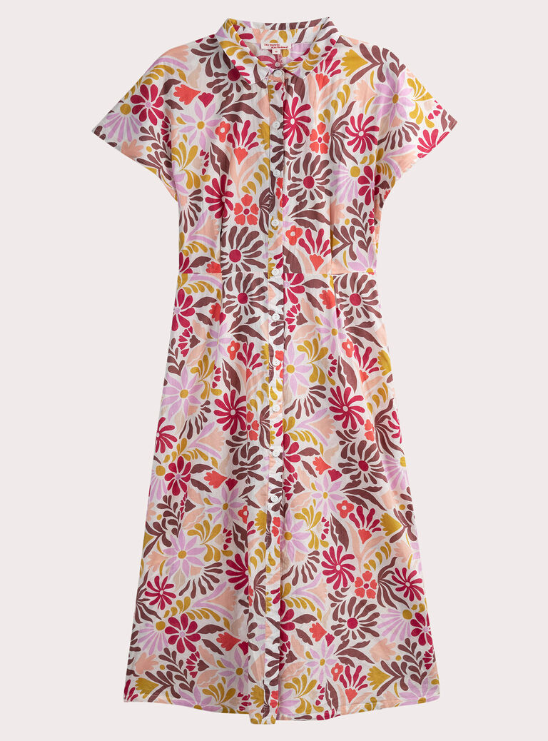 Dark off white DRESS Dark off white DRESS WAMUMROB1 / 25S993W1ROB003