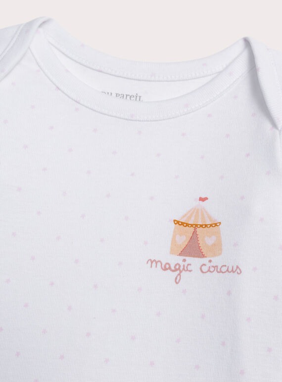 White UNDERWEAR BODY XEFIBODCIR / 25WH1345BDL000