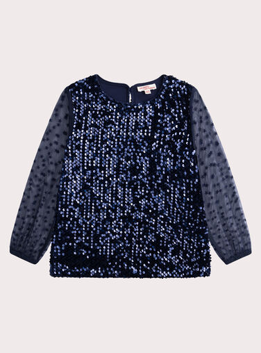 Navy TEE SHIRT LS VAWACHEM / 24W901T1TML070