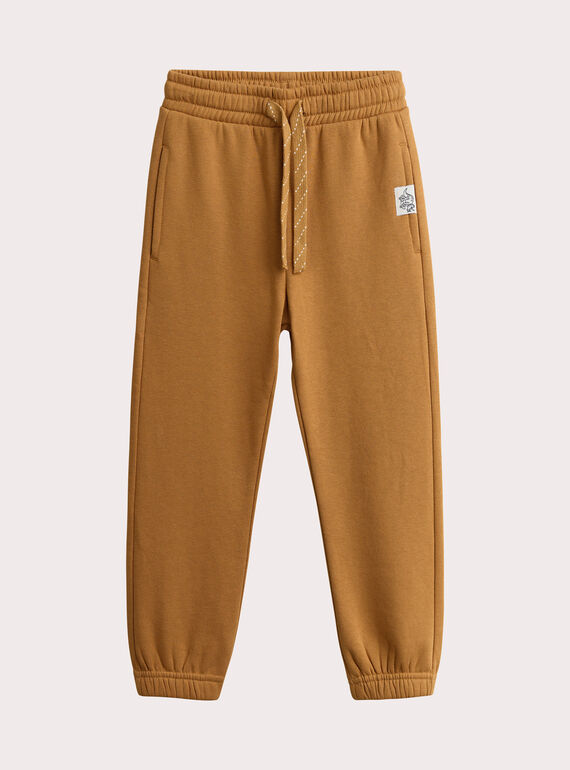 Mustard jogging bottoms for boys  VOJOJOB3 / 24W902G4JGBI821