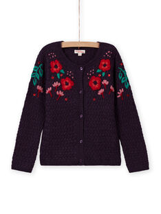 Baby girl's long sleeve floral embroidered cardigan MAFUNCAR2 / 21W901M1CARH703