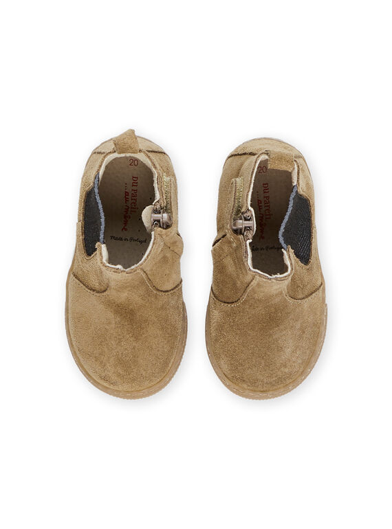 Chelsea boots in crust leather PUBOOTCHEL / 22XK3881D0D803