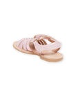 Pink sandals child girl NASANDLOLA / 22KK3548D0E030