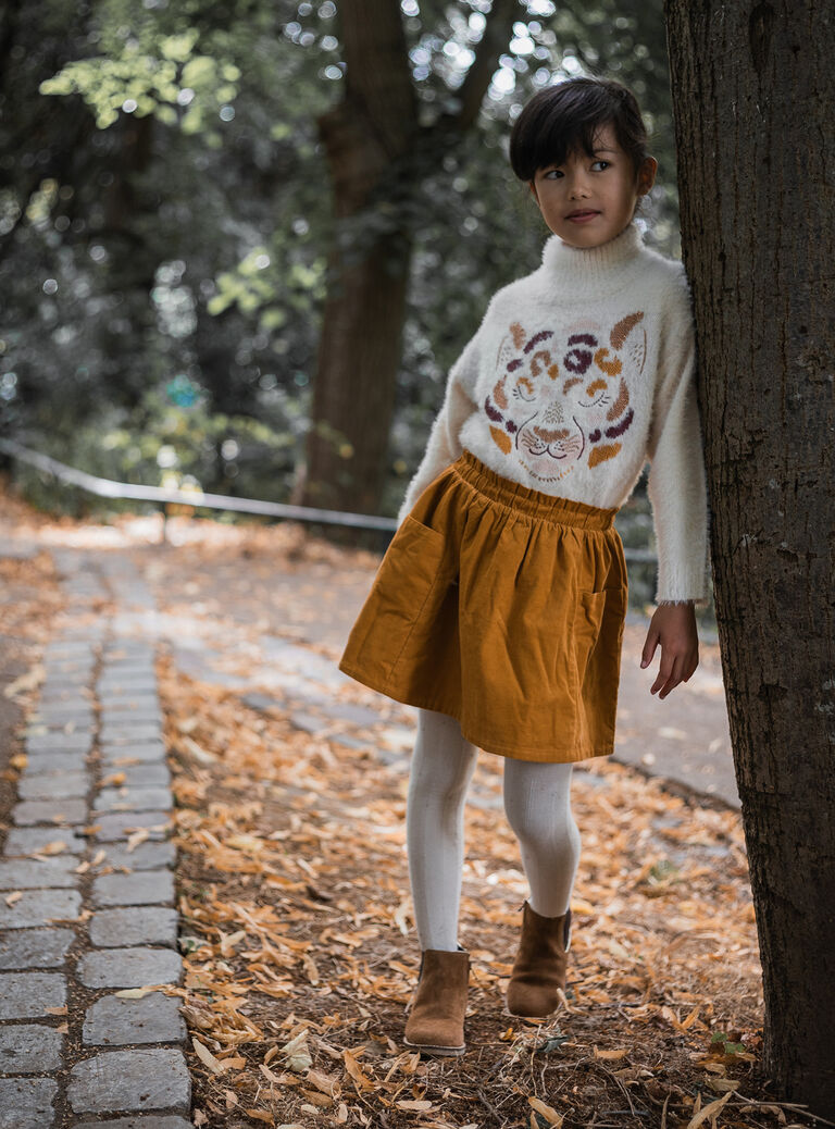 Dark off white PULLOVER VABAPULL / 24W901Q1PUL003