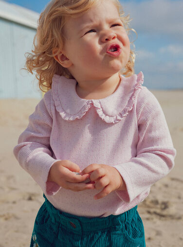 Light violet BABY CARDIGAN XIMYBRA / 25WG09R1BRA322