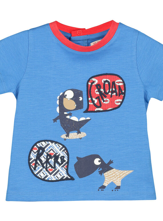 Baby boys' printed T-shirt FUTOTI1 / 19SG10L1TMCC215