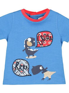 Baby boys' printed T-shirt FUTOTI1 / 19SG10L1TMCC215