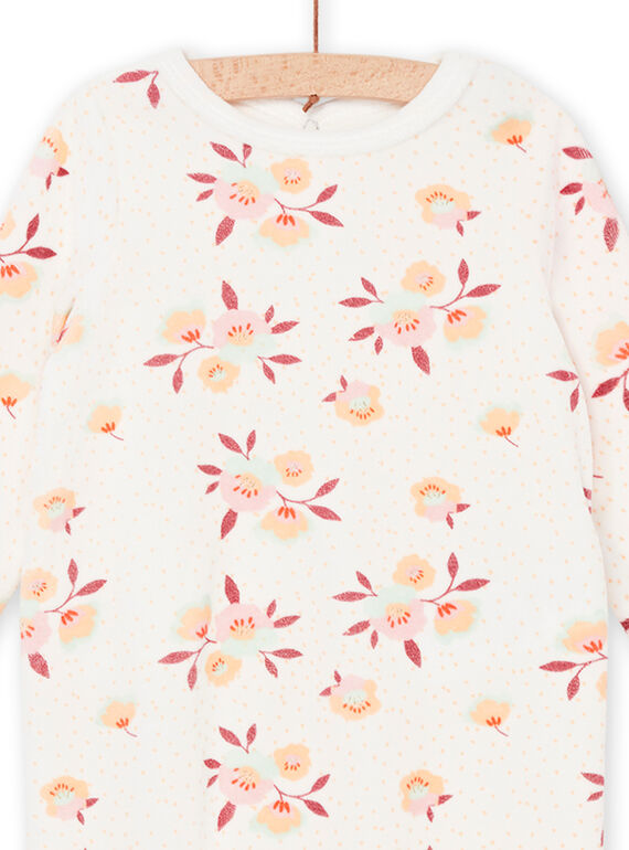 Flower print sleep suit REFIGREFLE / 23SH13D5GRE001