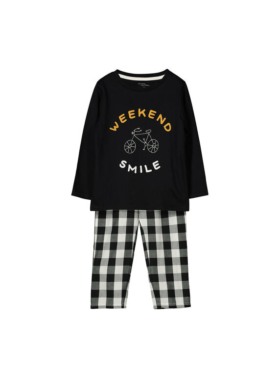 Boys' fleece pyjamas FEGOPYJCAR / 19SH1246PYJ090