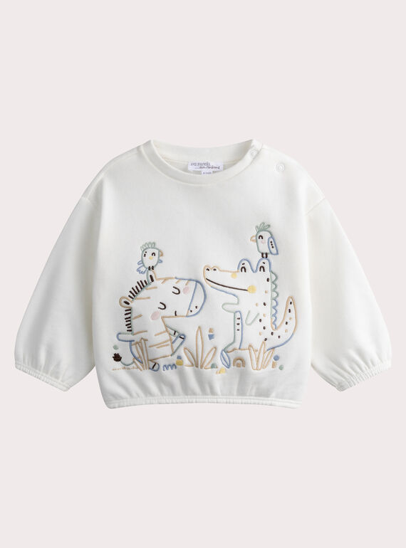 Newborns' sweatshirt and leggings set WOU1ENS2 / 25SF0471ENS005