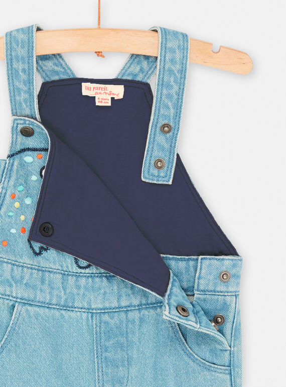 Baby boy's comfortable light denim overalls SUVERSAL / 23WG10J1SALP272