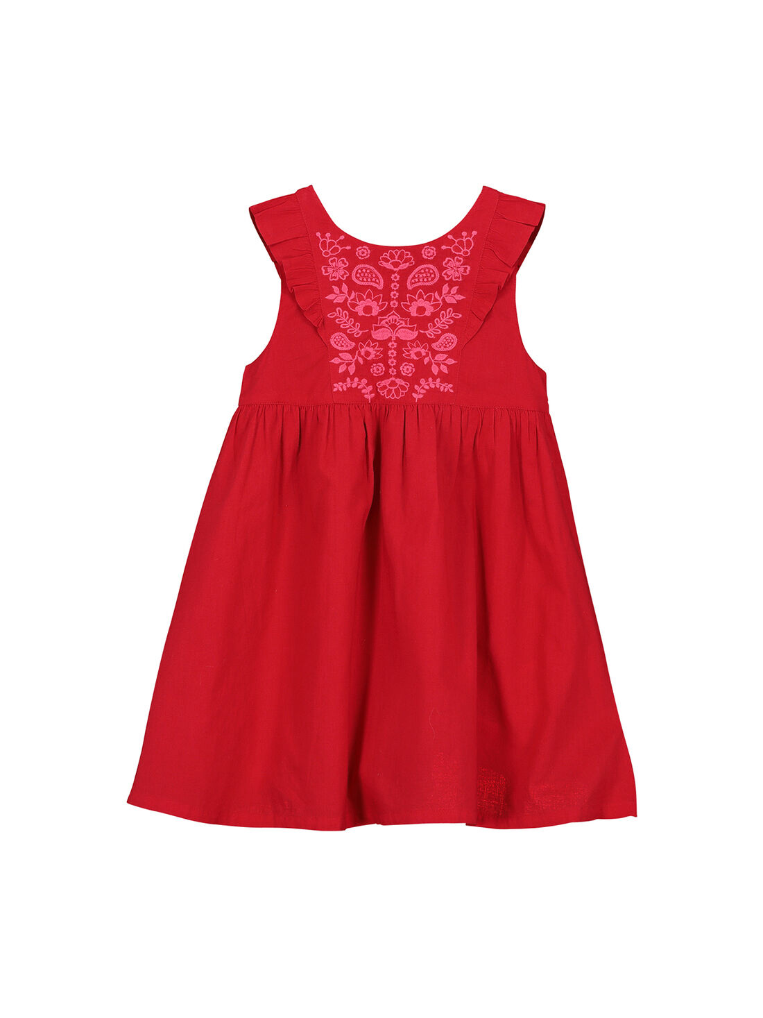 Girls red sundress top
