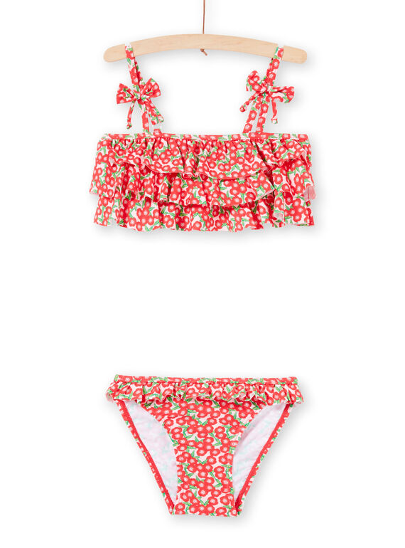 Baby girl pink 2-piece swimsuit LYABIK1 / 21SI01DIMAI309