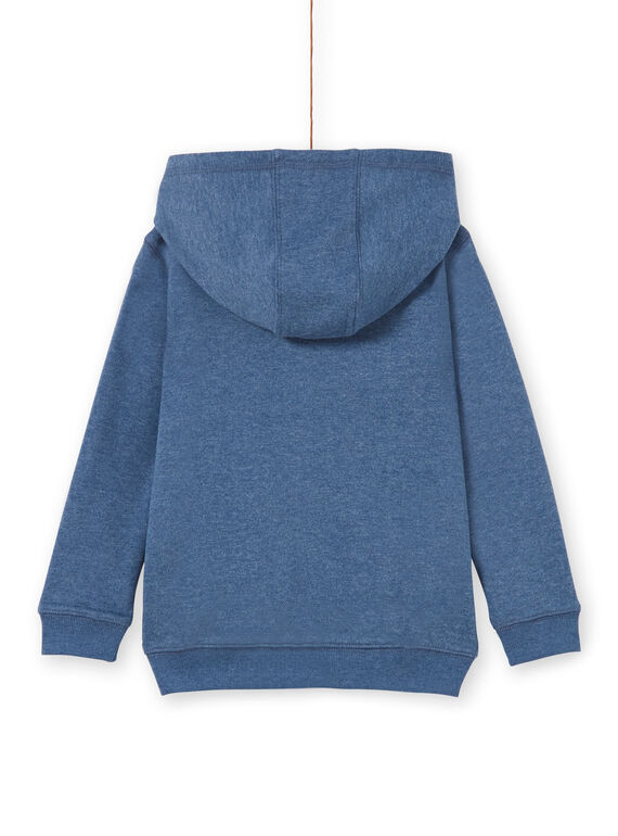 Jogging top - boy child - mottled blue LOJOJOH3 / 21S90242JGH222