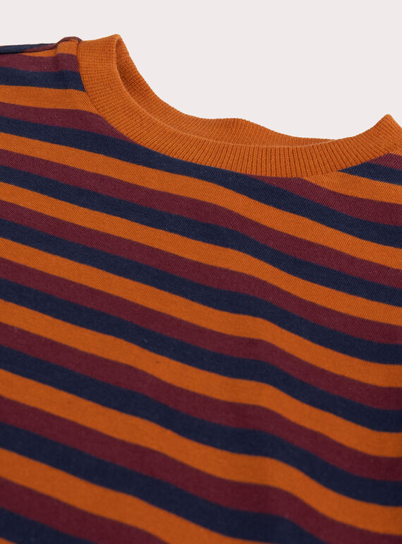 Reversible T-shirt for boys  VOKOTEE1 / 24W90233TMLB118