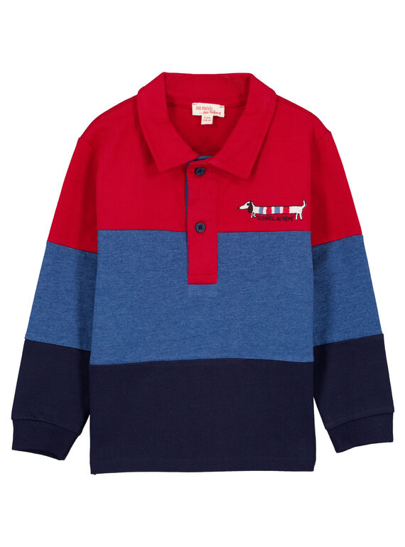 Red Polo shirt GOTRIPOL / 19W902J1POL050
