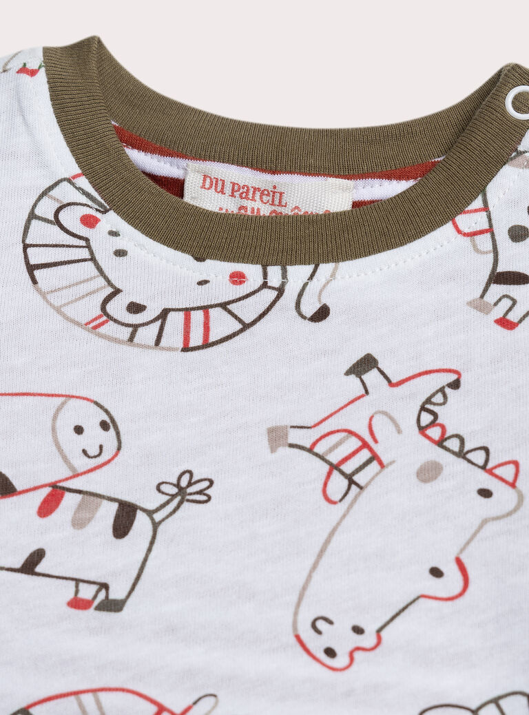 Off white TEE SHIRT LS XUJATEE3 / 25WG10M4TML001