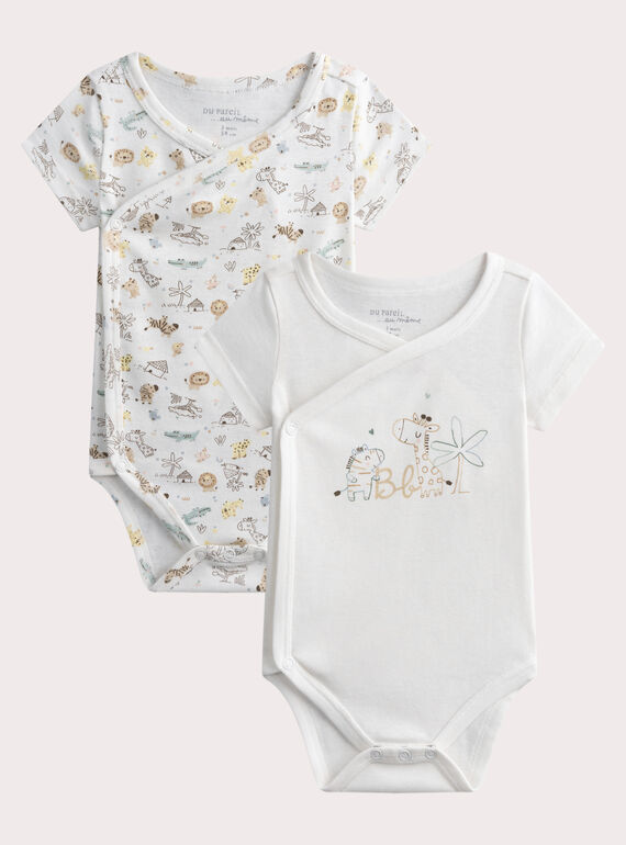 Ivory NEWBORN BODY SUIT WOU2BOD1 / 25SF0581BDN005