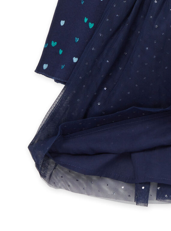 Long sleeve tulle dress PAMENROB3 / 22W901U1ROB713