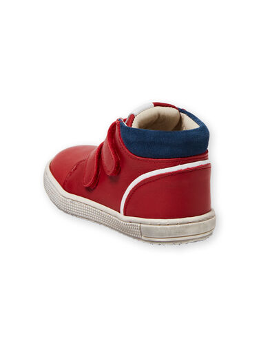 Baby boy navy blue and red sneakers LBGBASRED / 21KK3831D3F050