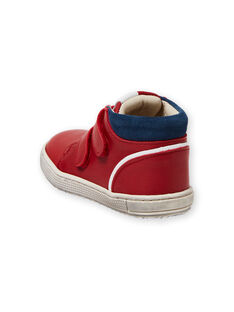 Baby boy navy blue and red sneakers LBGBASRED / 21KK3831D3F050