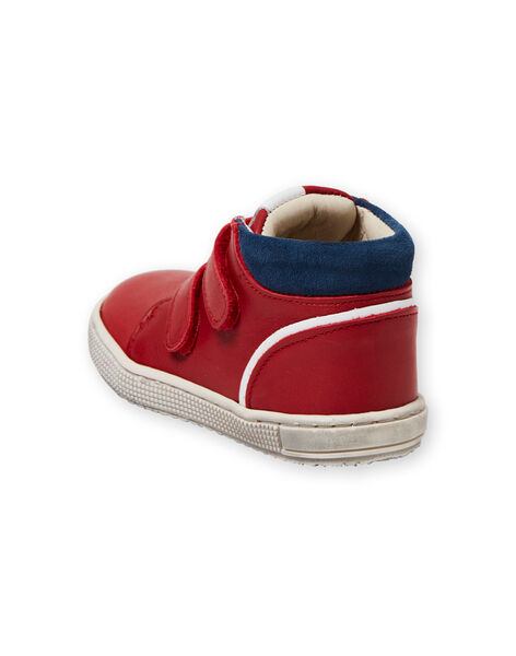 Baby boy navy blue and red sneakers LBGBASRED / 21KK3831D3F050
