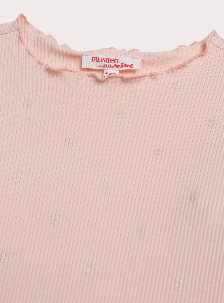 Pink TEE SHIRT LS XAJOTEE4 / 25W901F9TMLD319