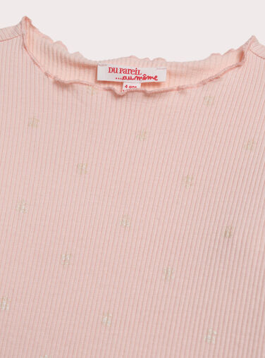 Pink TEE SHIRT LS XAJOTEE4 / 25W901F9TMLD319