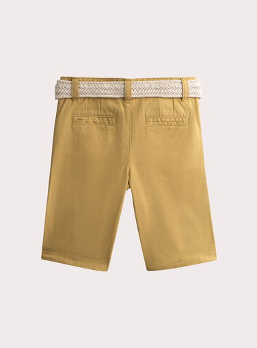 Yellow Bermuda shorts  WOMENBER1 / 25S90221BERB106