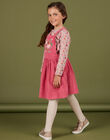 Embroidered ruffled velvet dress PARHUROB3 / 22W901Q2ROBD305