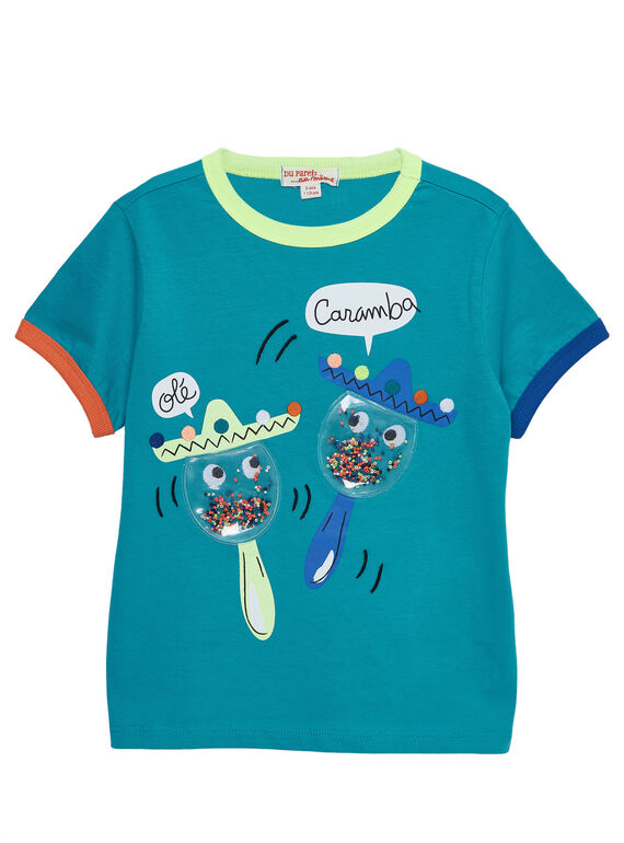 Blue T-shirt JOMARTI1 / 20S902P3TMCC242