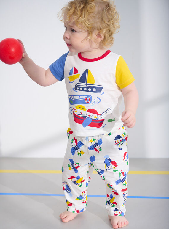 Baby Boy Boat T-Shirt TUCLUTI1 / 24SG10O1TMC001