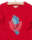 Long sleeve sweatshirt with parrot animation PAGOSWEA / 22W901O1SWE050