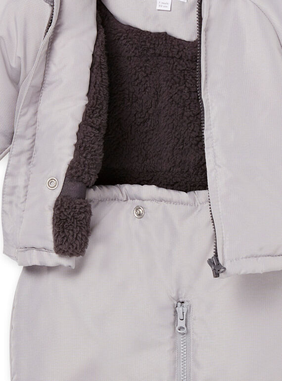 Hooded jumpsuit POU1PIL1 / 22WF0582PIL904