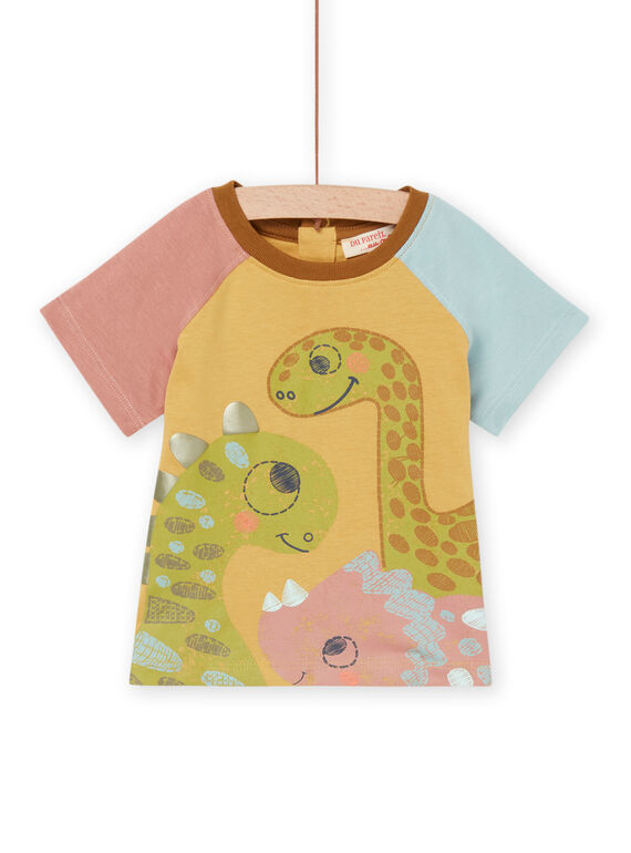 Short sleeve t-shirt with dinosaur designs RUMAGTI1 / 23SG10T1TMCB112