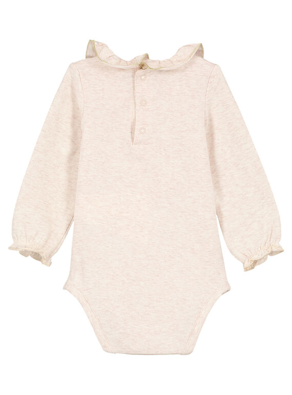 Heathered off white Body suit GITRIBODY / 19WG09J1BOD006