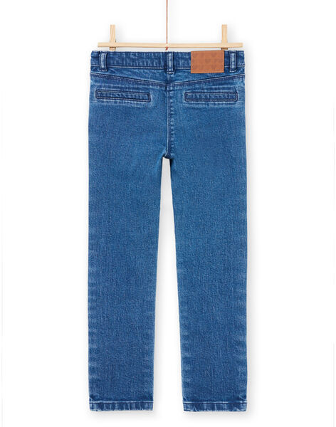 Girl's blue jeans with hearts MAMIXJEAN / 21W901J1JEAP269