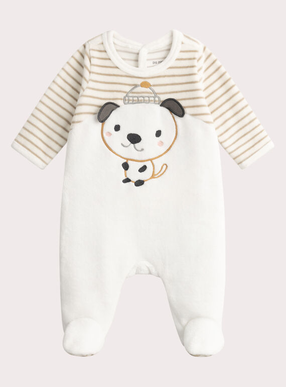 Off white BABYGROW VOU2GRE3 / 24WF04D1GRE001