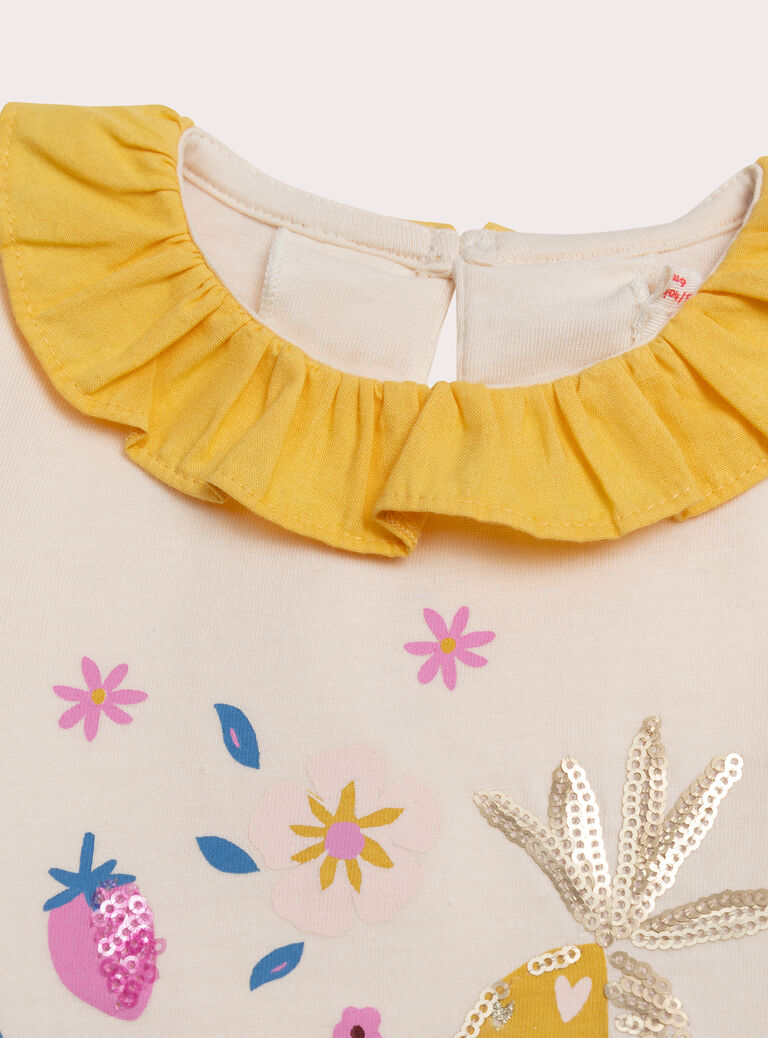 Dark off white BABY CARDIGAN WIPRIBRA / 25SG09S1BRA003