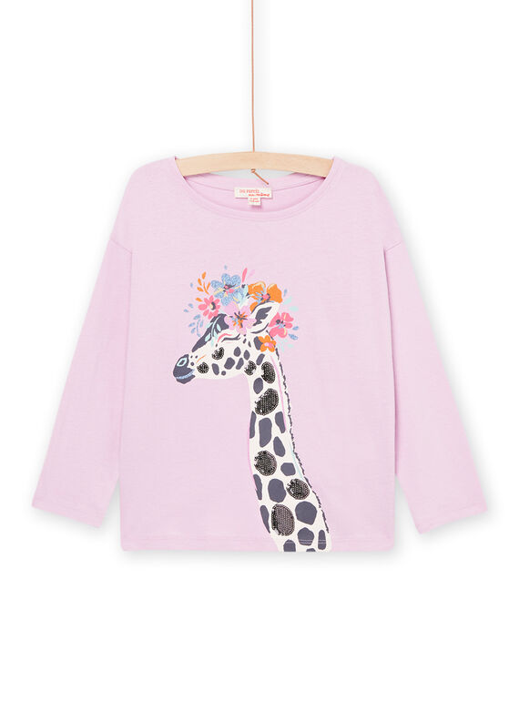 Giraffe animation long sleeve t-shirt PARETEE2 / 22W901T3TML320