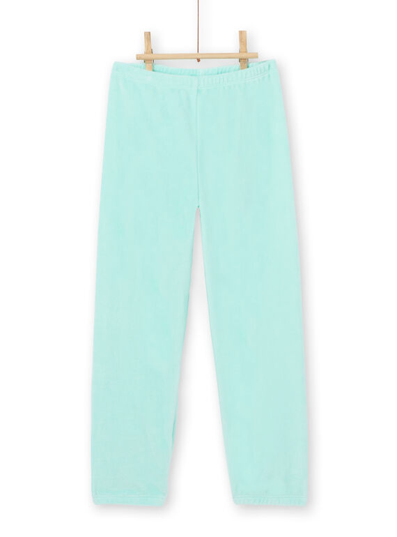 Children's pajamas girl velvet flamingo pattern LEFAPYJFLA / 21SH1112PYJC242