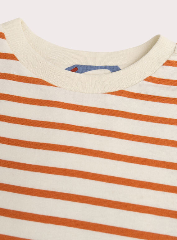 Reversible striped T-shirt with a cowboy print WOLANTEE3 / 25S90242TML005