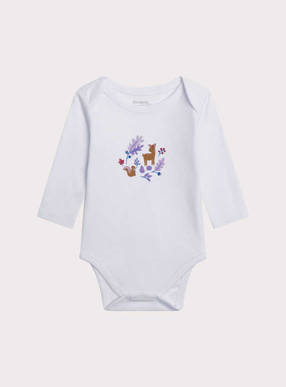 White UNDERWEAR BODY XEFIBODAUT / 25WH1344BDL000