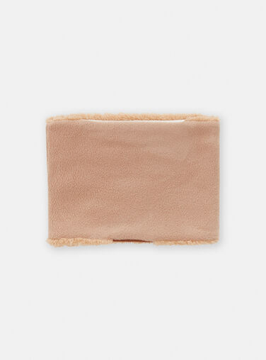 Boy's beige snood SYOGROSNO5 / 23WI02O4SNOI814