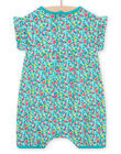 baby girl turquoise jumpsuit NEFIGREAOP / 22SH13H3GRE202
