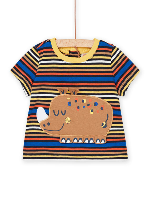 Multicolored striped t-shirt RUJUNTI2 / 23SG10U1TMCC226