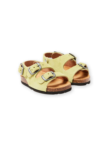 Baby Boy Plain Green Sandals LBGNUVERT / 21KK3853D0E602
